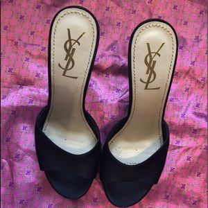 Authentic YSL Satin Pumps